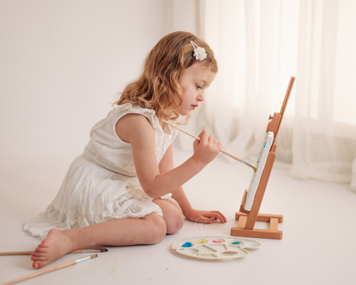 Fotoshoot cadeau voor de derde of vierde verjaardag