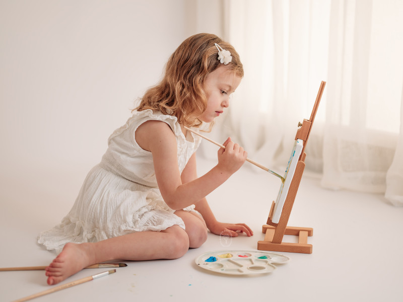 Fotoshoot cadeau voor de derde of vierde verjaardag