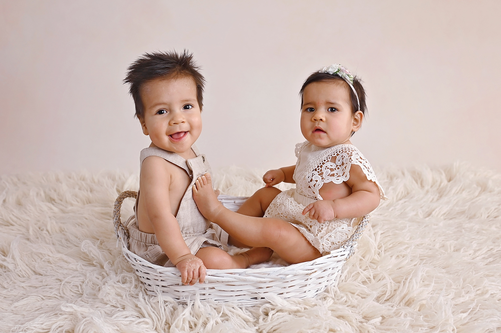 Baby Fotoshoot Tweeling friesland flevoland overijssel 